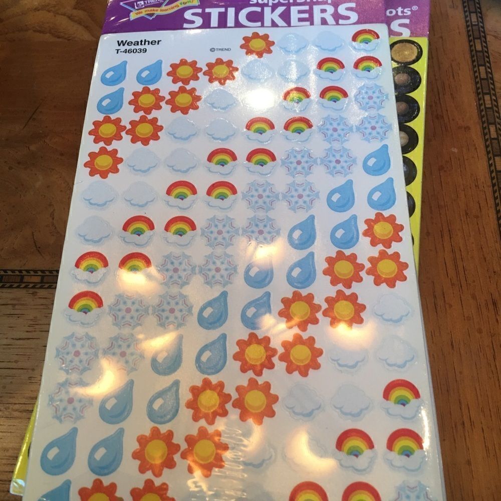 PACKS OF Stickers Plus Large Embossed Accomplished - Picture 8 of 16
